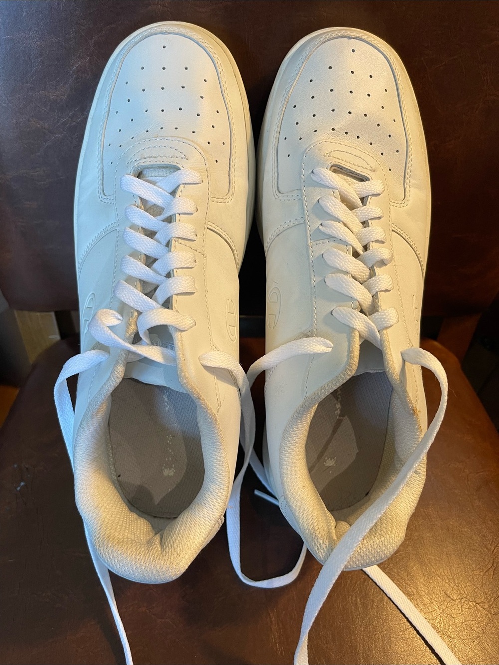 Men’s Champion Leather Sneakers size 9.5